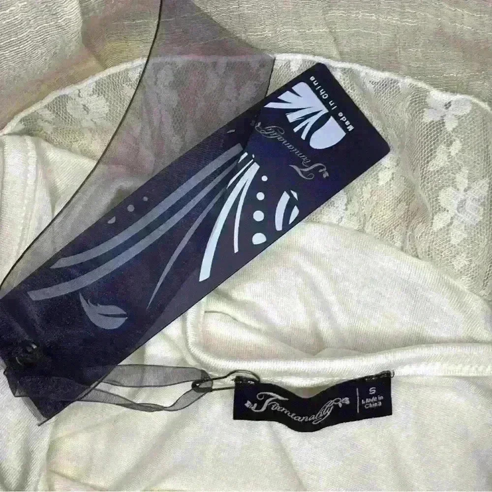 Boho Brand New With Tags Beige Mini Dress - Picture 7 of 8